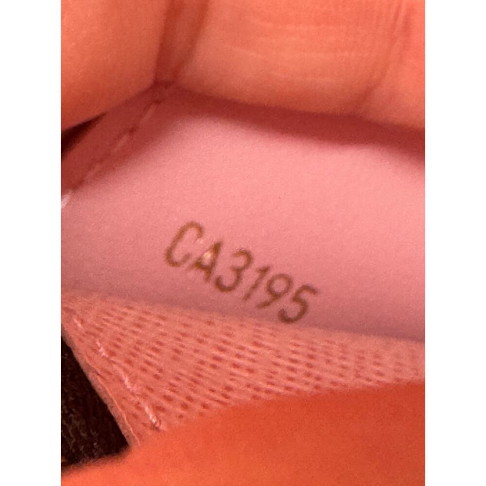 SOLD Louis Vuitton Damier Ebene Caissa Wallet w/Ballerine Pink Interior - Picture 6 of 16